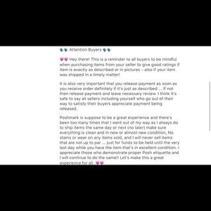 ❗️Buyers remember to accept payment❗️